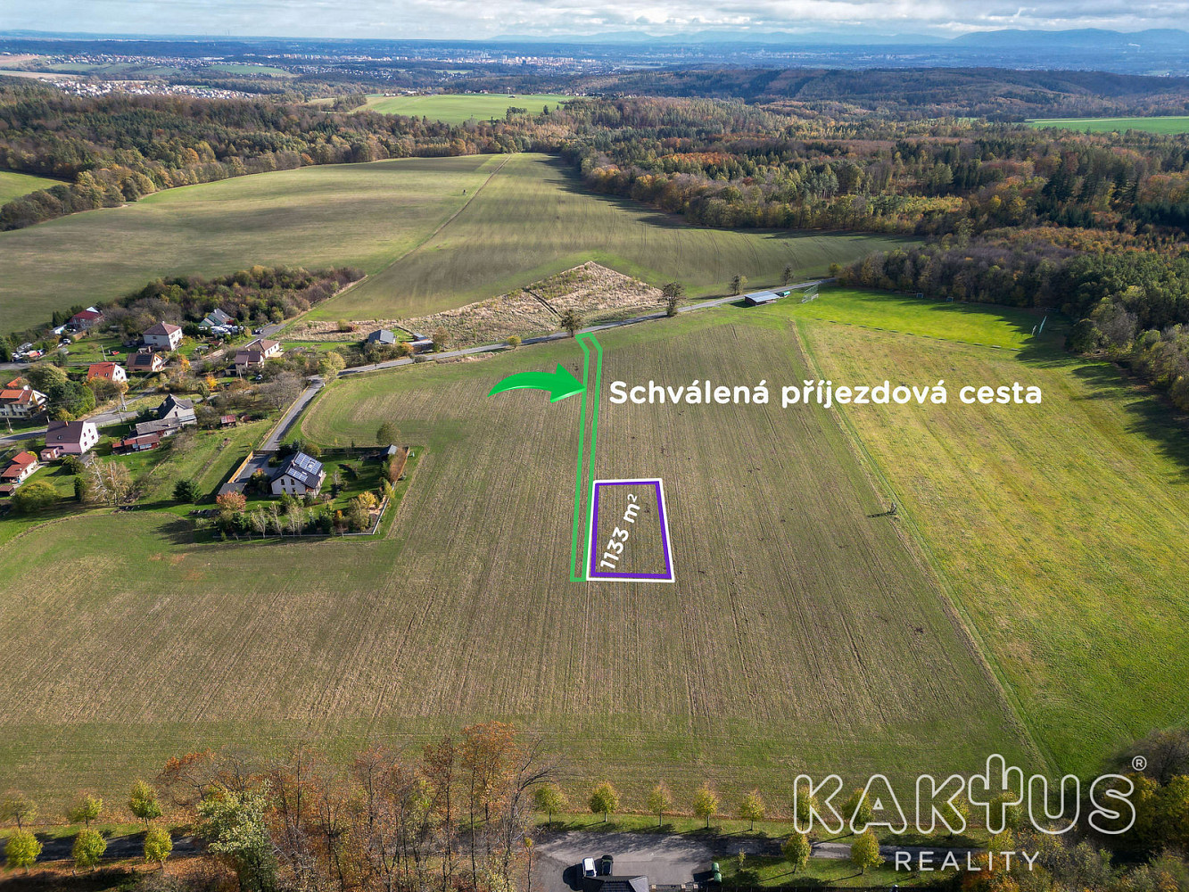 Prodej stavebního pozemku 1 133 m² – fotografie 2