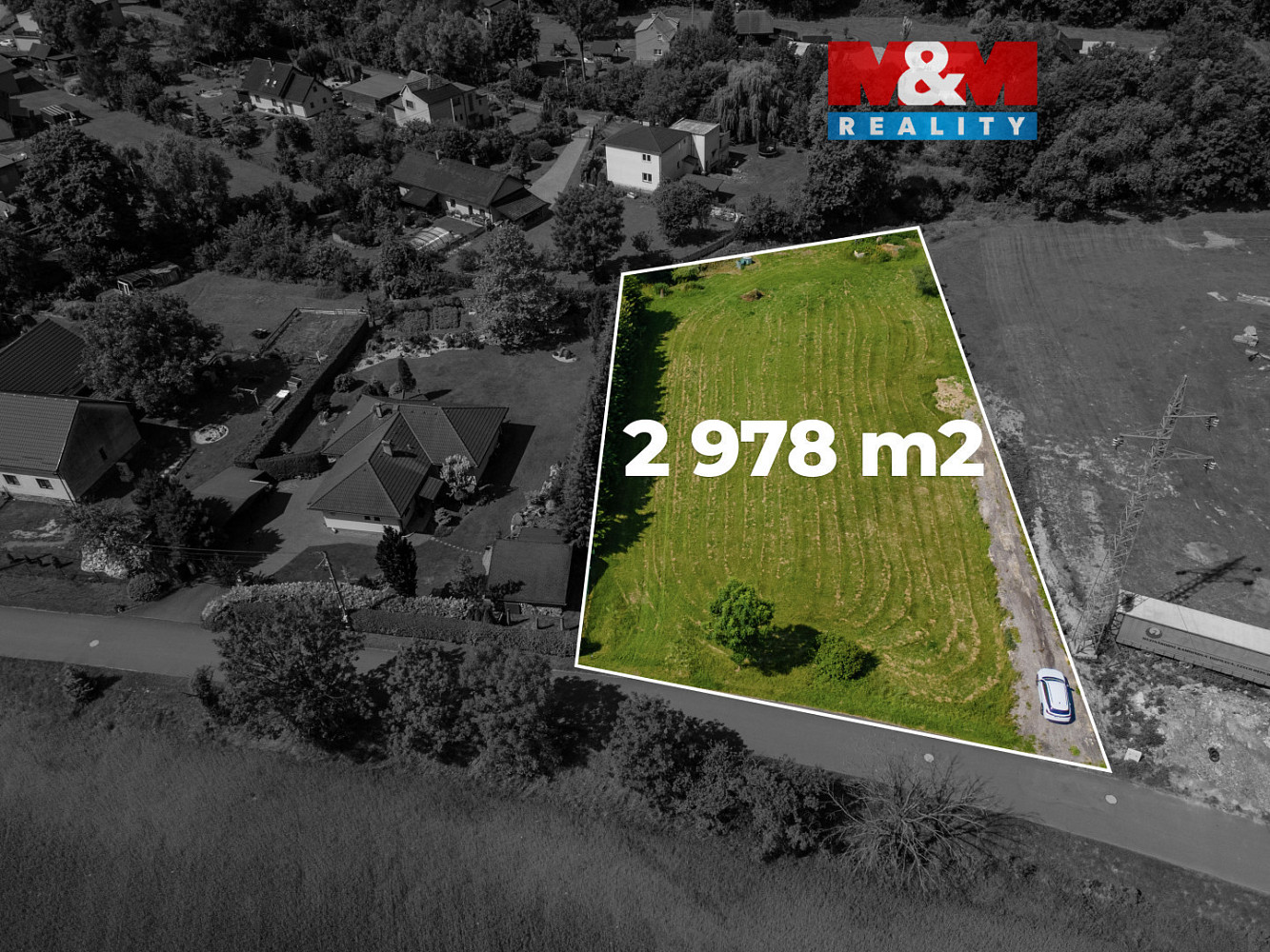 Prodej stavebního pozemku 2 978 m²