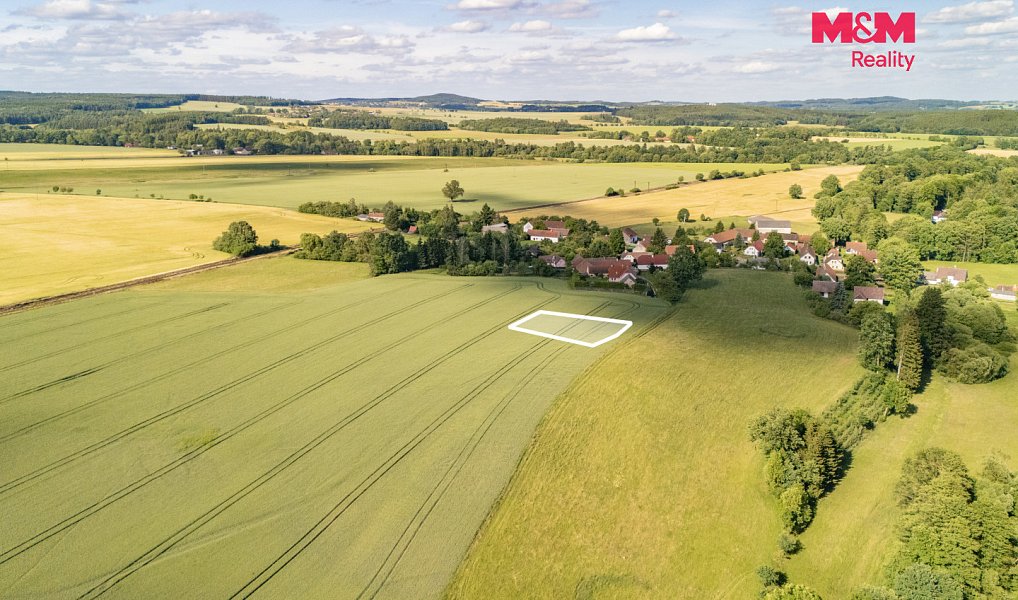 Prodej pole 1 228 m², Rožmitál pod Třemšínem – náhled fotky 3