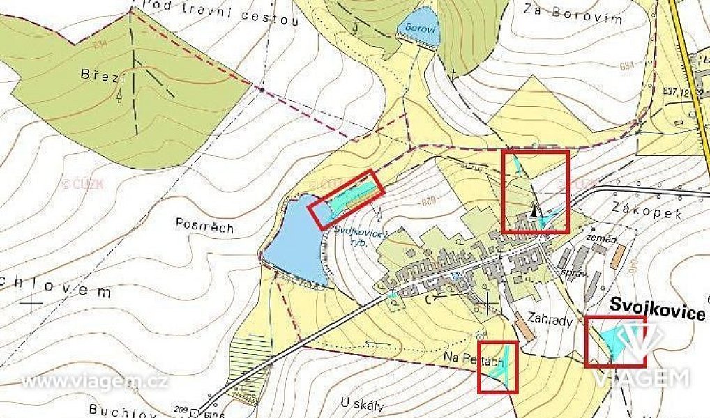 Prodej pole 301 m², Svojkovice – náhled fotky 5