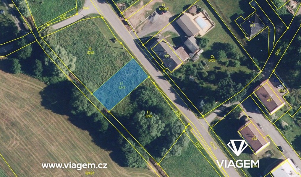 Prodej stavebního pozemku 494 m², Ostrov – náhled fotky 2