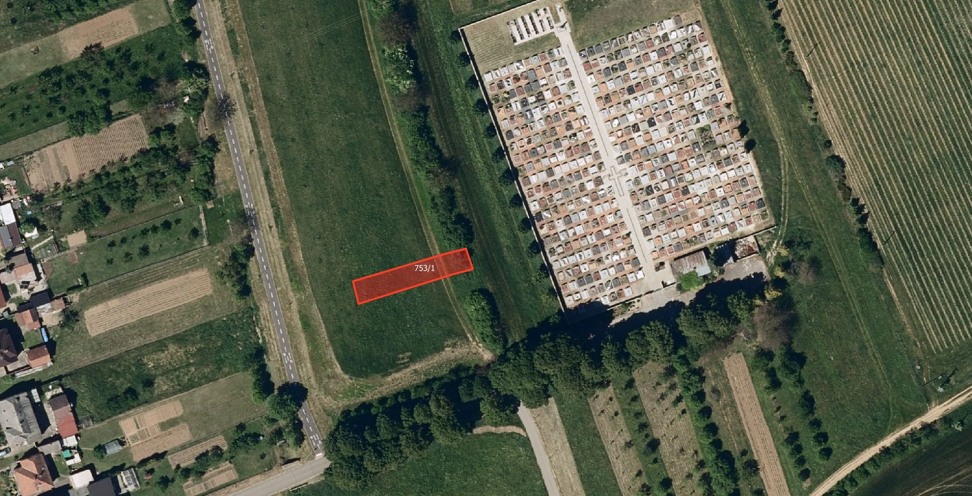 Prodej pole 2 636 m² – pohled 2