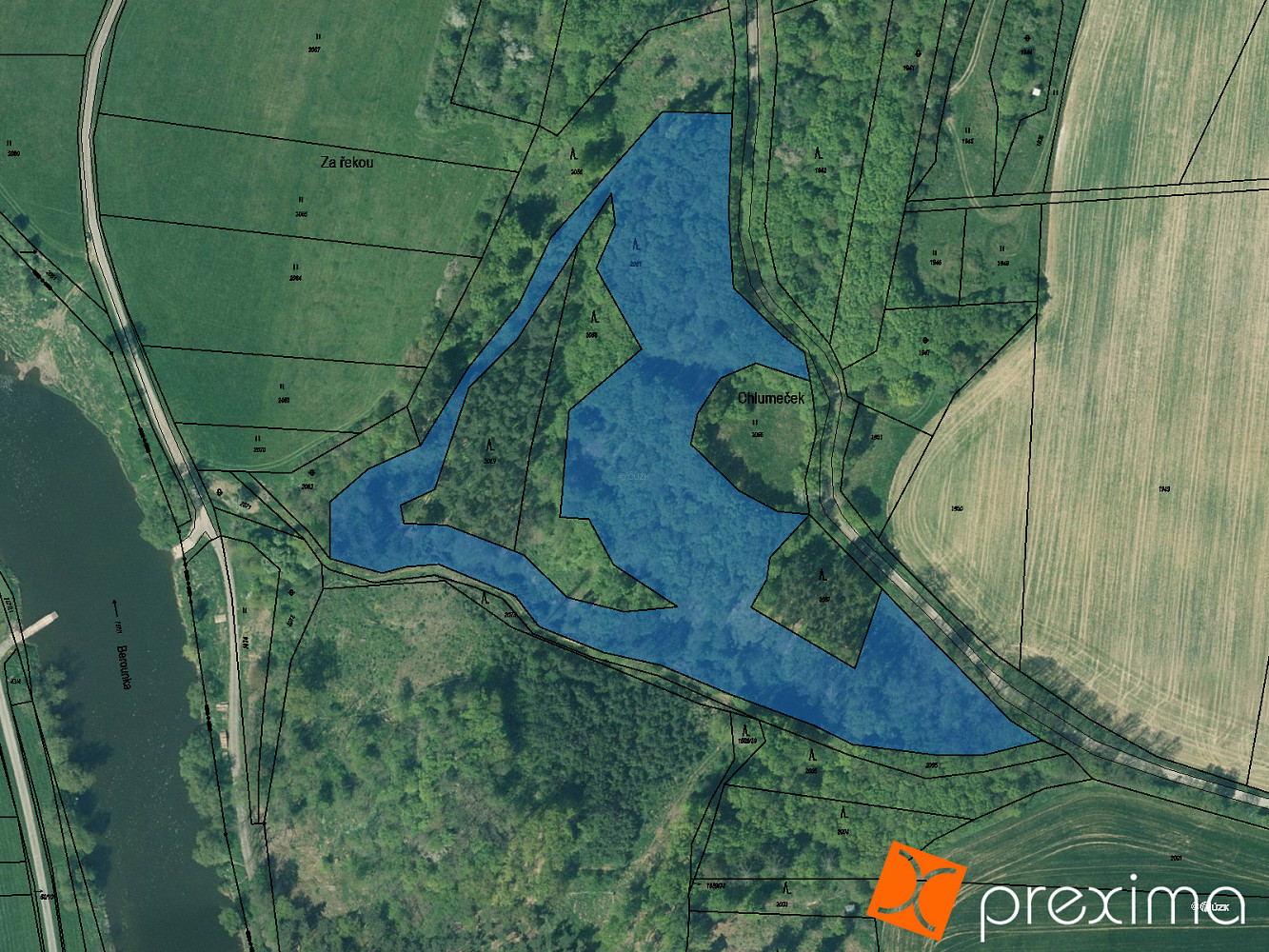 Prodej lesa 5 528 m²