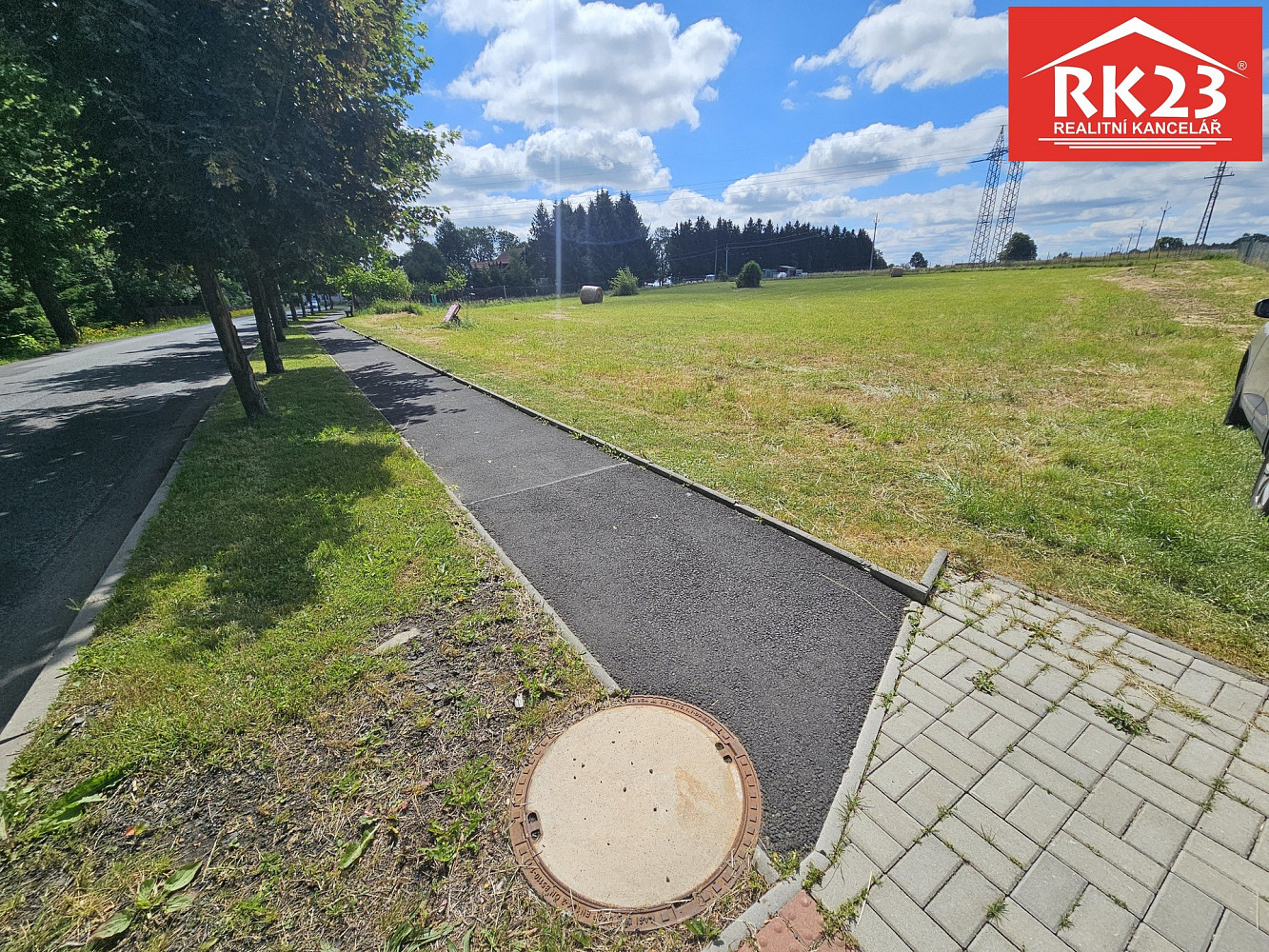 Prodej stavebního pozemku 4 038 m² – pohled 3