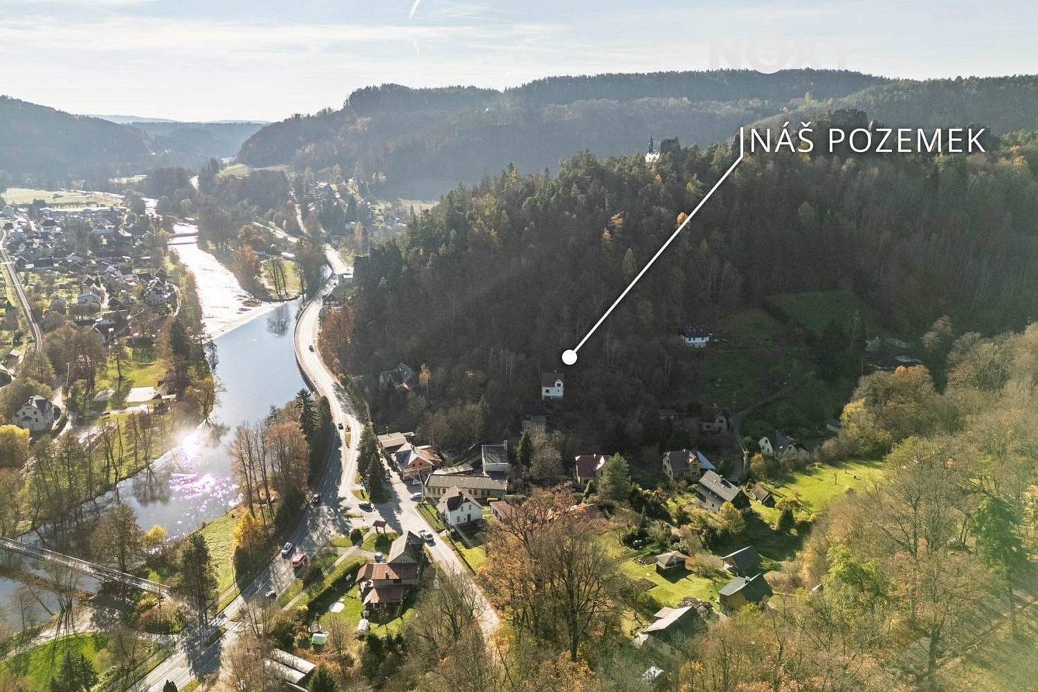 Prodej stavebního pozemku 3 487 m² – fotografie 4
