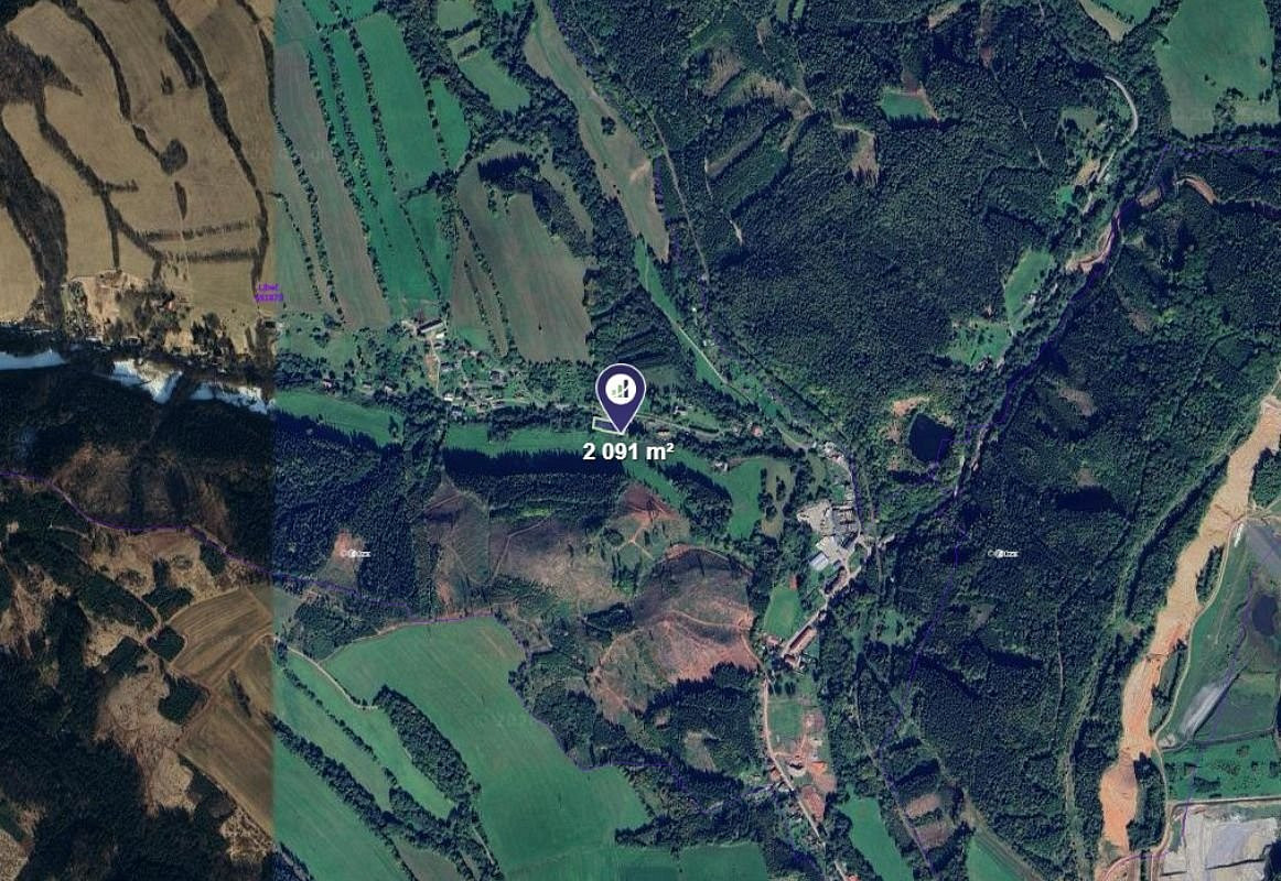 Prodej stavebního pozemku 2 091 m² – fotografie 2