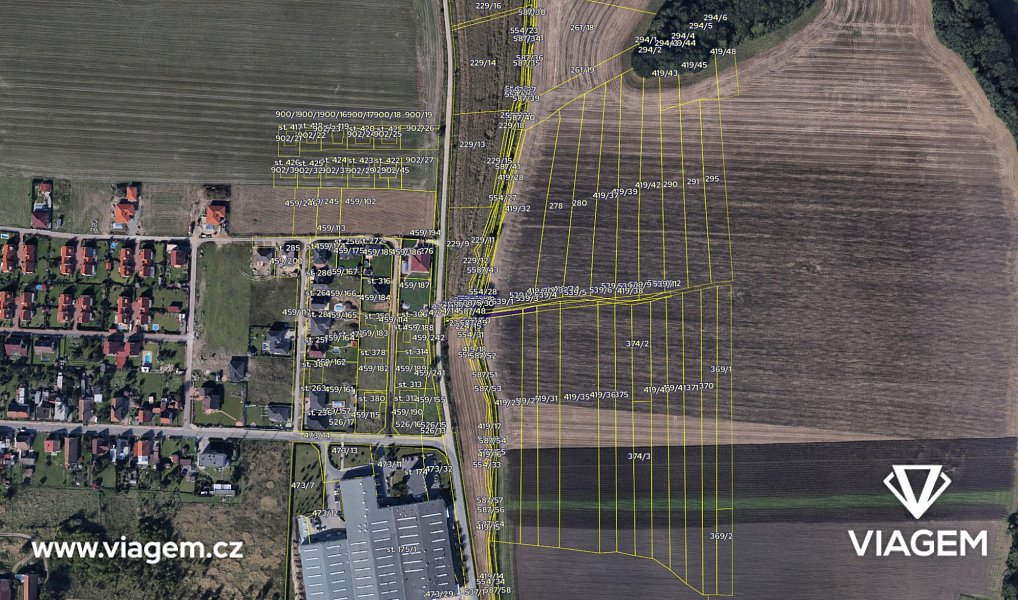 Prodej pole 976 m², Třebosice – náhled fotky 4