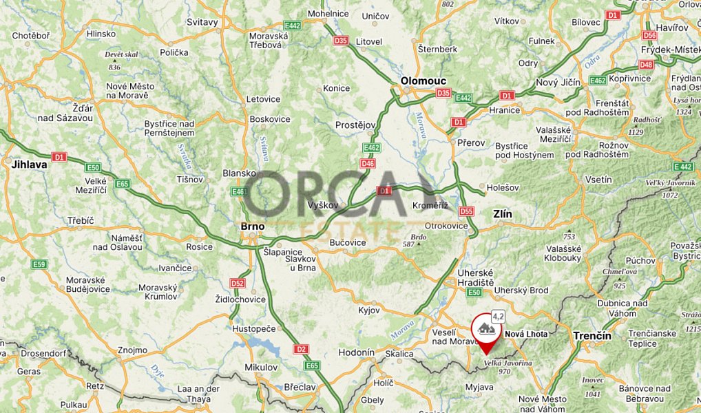 Prodej pole 3 529 m², Nová Lhota – náhled fotky 3