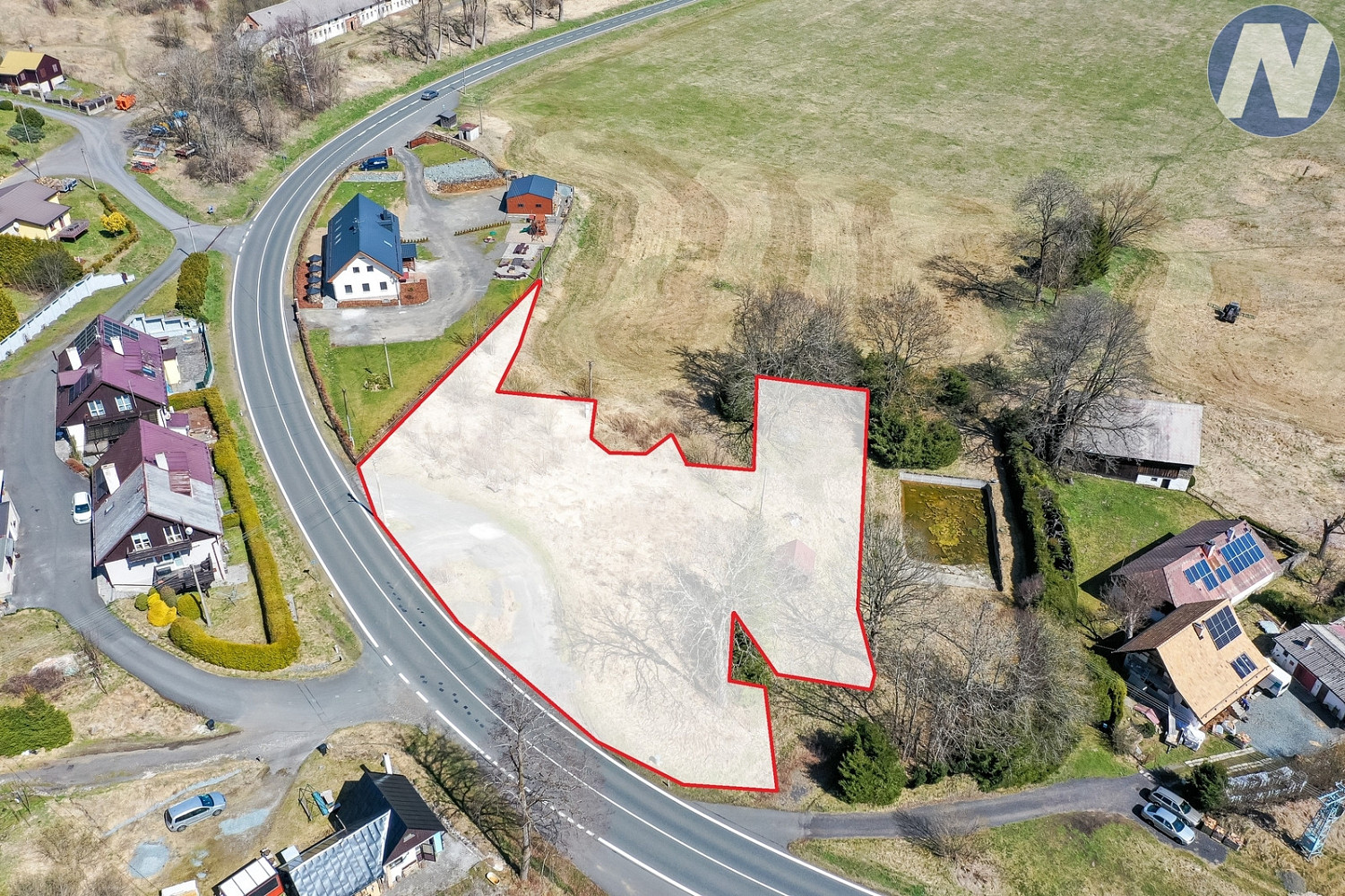 Prodej stavebního pozemku 2 432 m² – fotografie 4