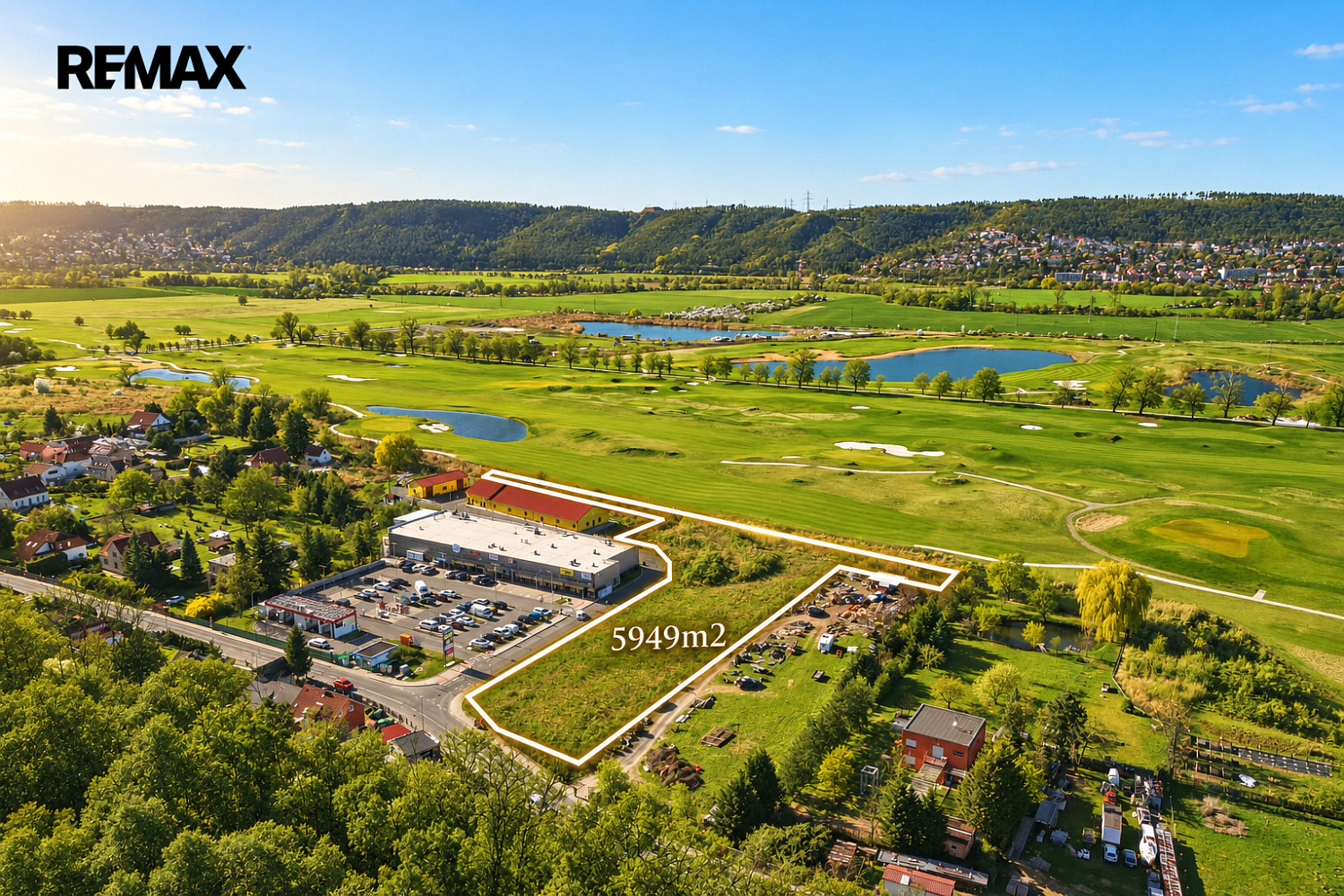 Prodej stavebního pozemku 5 949 m² – fotografie 2