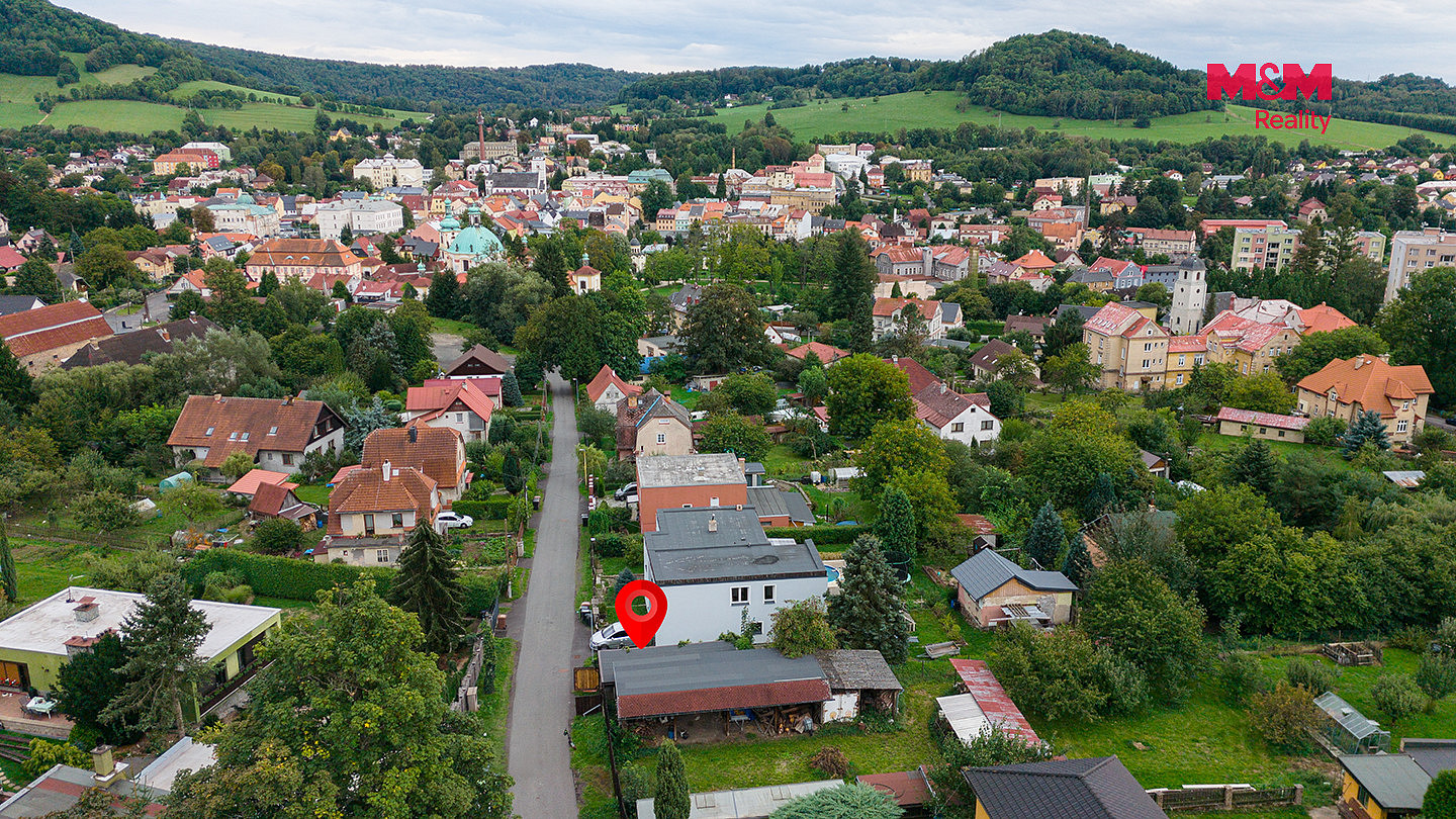 Prodej pozemku s garáží v České Kamenici – fotografie 2