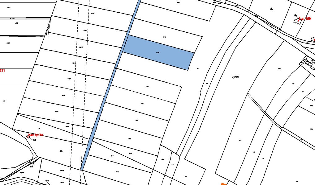 Prodej pole 1 633 m², Dobrovice – náhled fotky 2