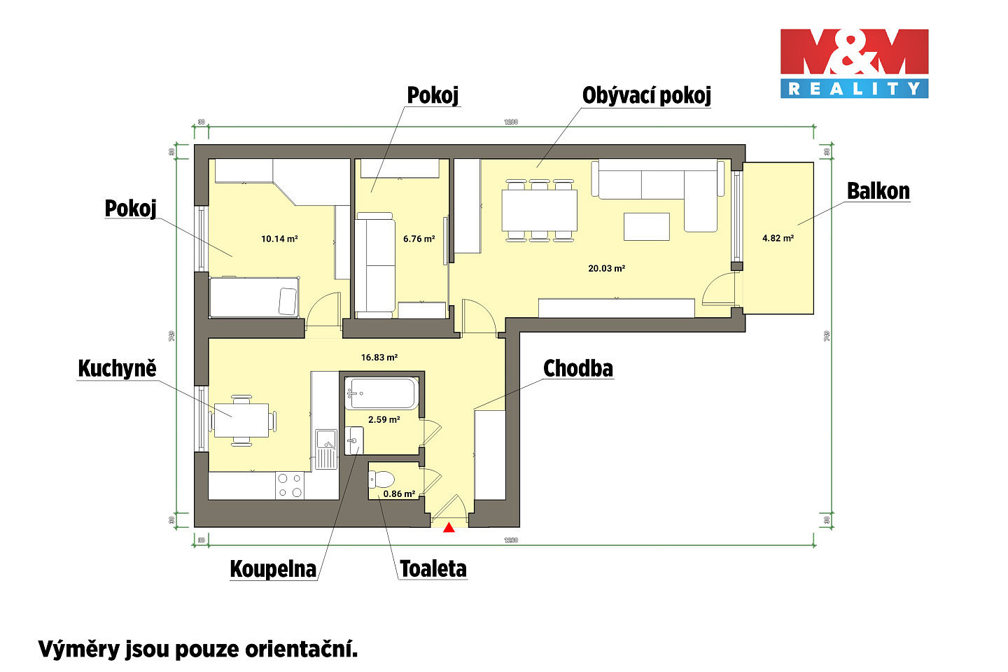 Prodej bytu 2+1 61 m² — photo 5