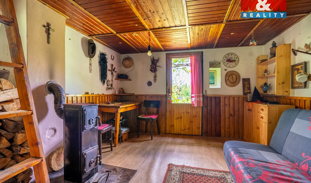 Prodej chaty/chalupy 20 m² s pozemkem 377 m², Kamýk nad Vltavou – náhled fotky 3