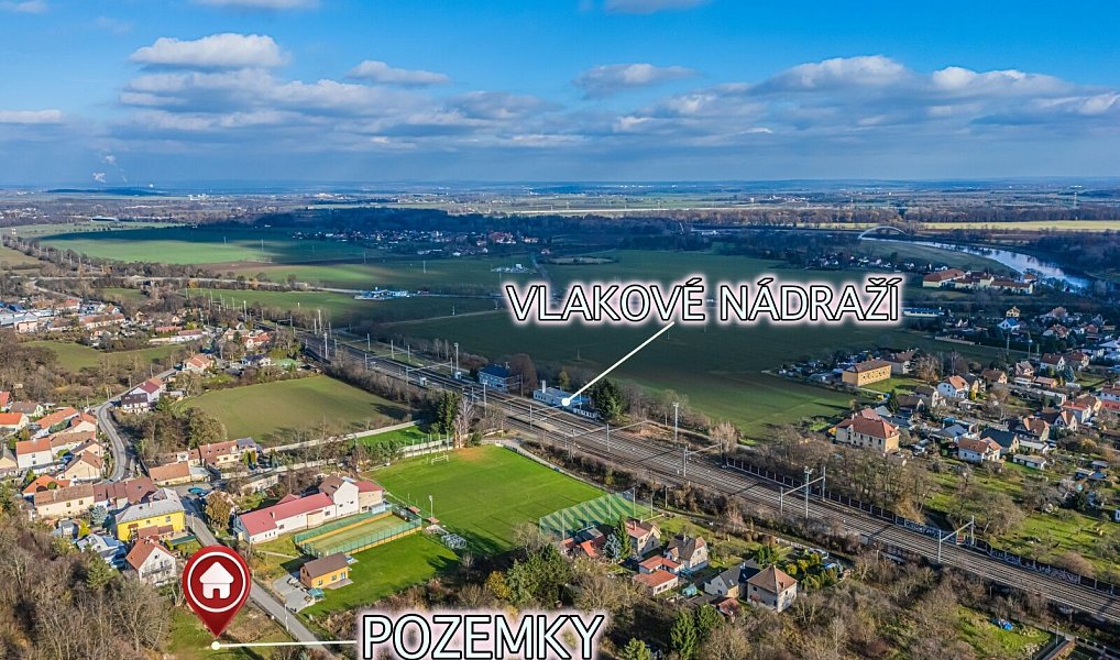 Prodej stavebního pozemku 691 m², Nelahozeves – náhled fotky 6