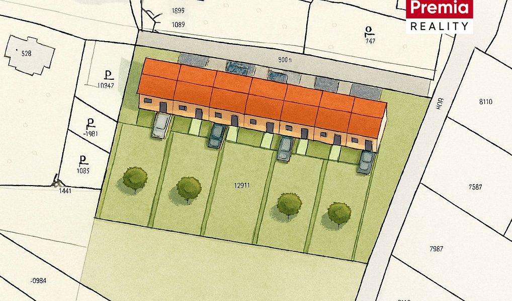 Prodej stavebního pozemku 5 064 m², Křídlůvky – náhled fotky 3