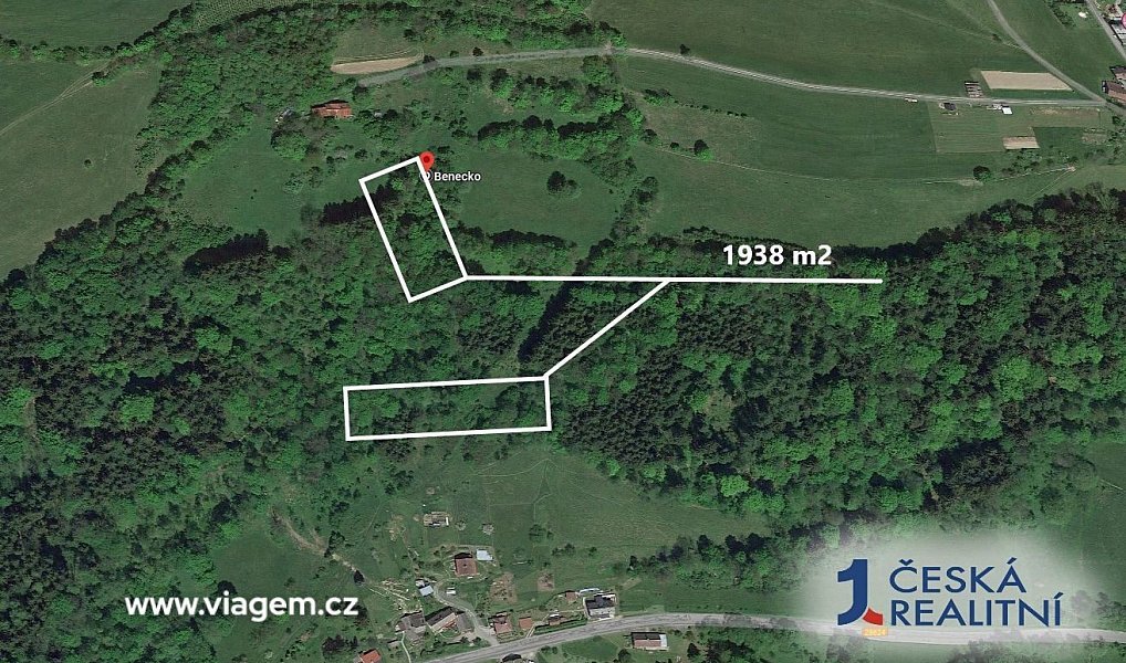 Prodej pole 813 m², Benecko – náhled fotky 2