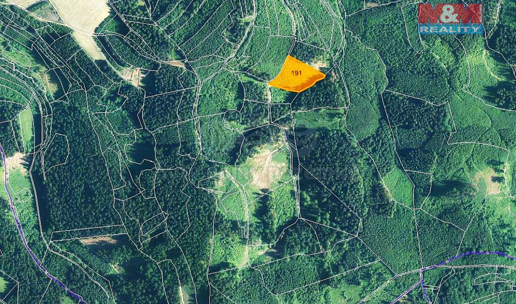 Prodej lesa 7 226 m², Lhota u Vsetína – náhled fotky 3