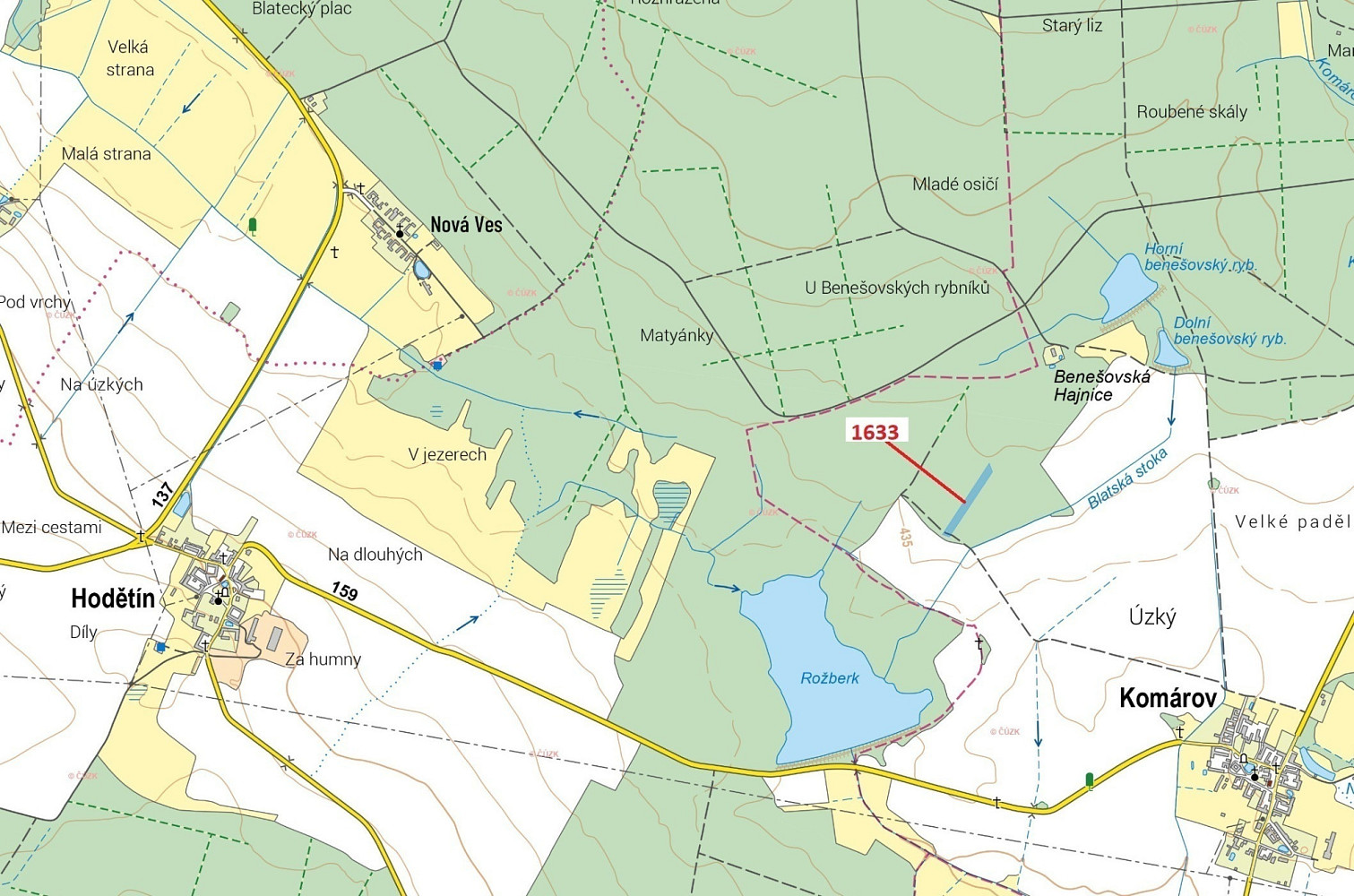 Dražba lesa 5 902 m²