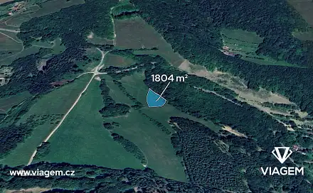 Prodej pole 1 804 m², Vsetín