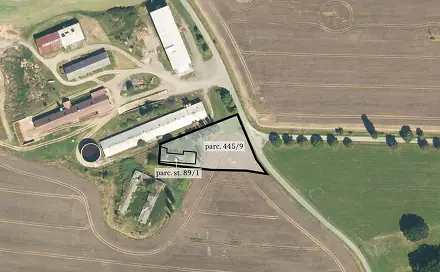 Prodej komerčního pozemku 3 598 m², Minice, okres Písek