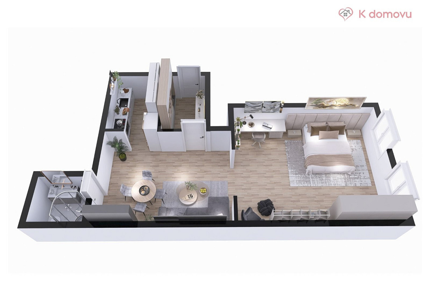 Prodej bytu 2+1 70 m² – fotografie 2