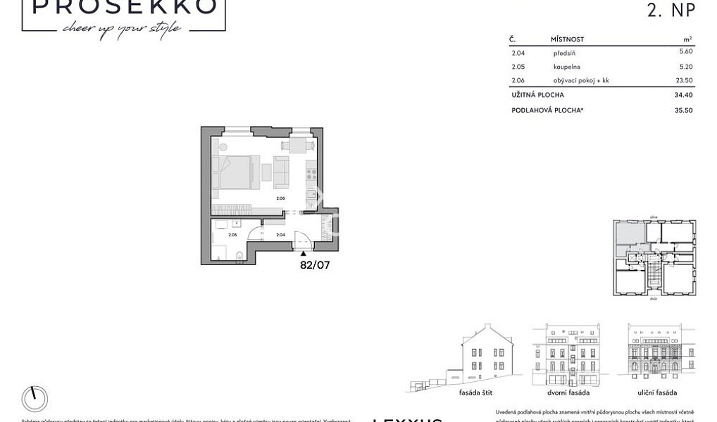 Prodej bytu 1+kk 36 m², Praha – náhled fotky 5
