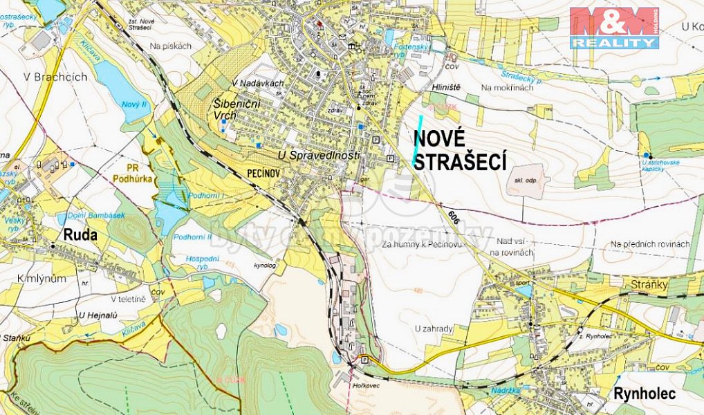 Prodej stavebního pozemku 4 989 m², Nové Strašecí – náhled fotky 6