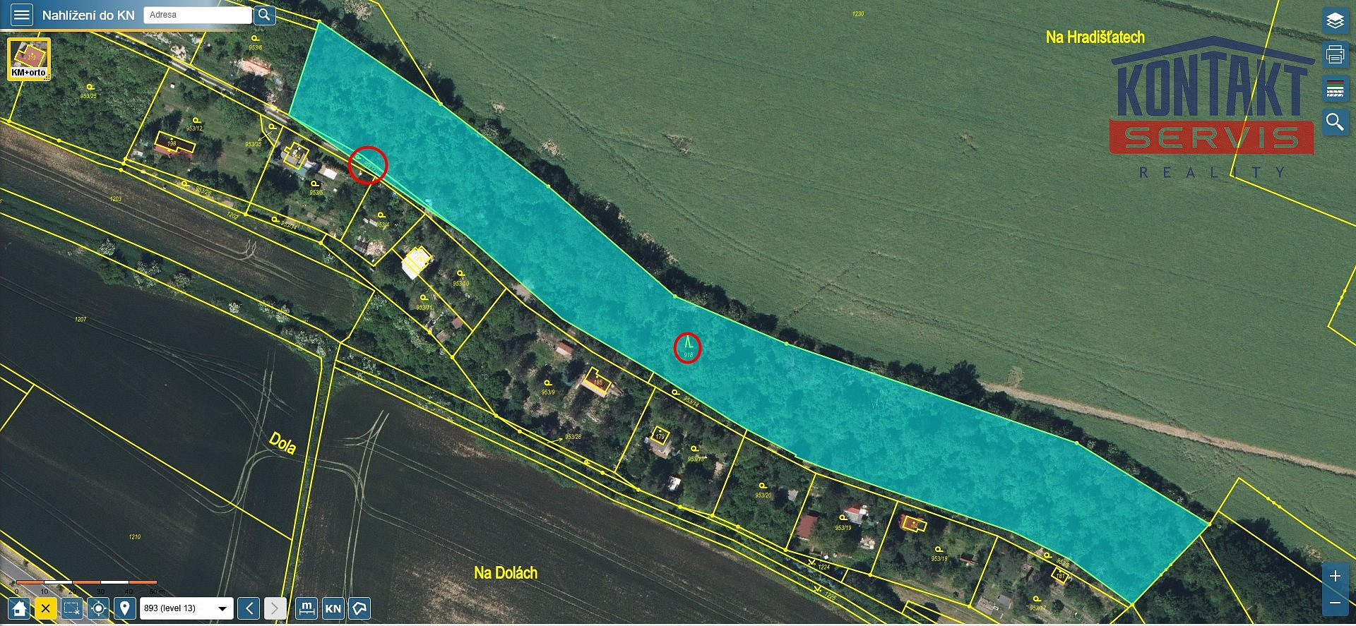 Prodej lesa 12 158 m²