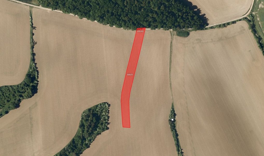 Prodej pole 12 129 m², Zborovice – náhled fotky 3