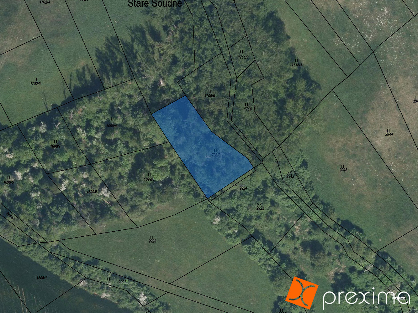 Prodej pozemku 475 m²