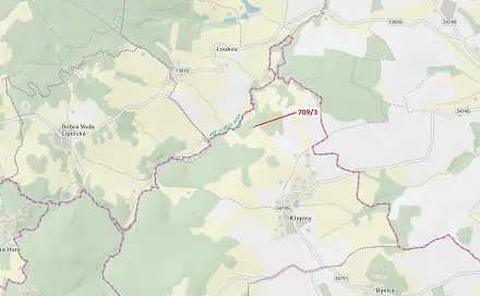Dražba lesa 350 m², Proseč