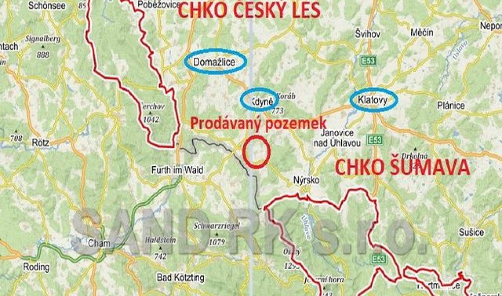 Prodej stavebního pozemku 929 m², Všeruby – náhled fotky 4