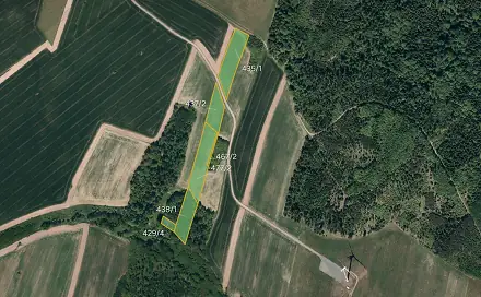 Prodej pole 17 735 m², Melč, okres Opava