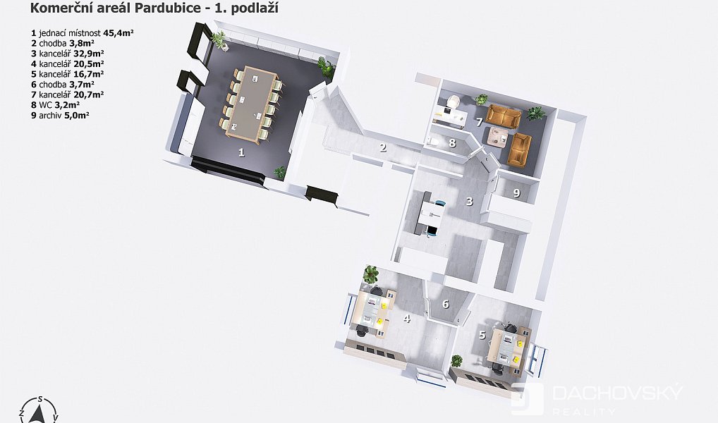 Prodej obchodních prostor 374 m², Pardubice – náhled fotky 52