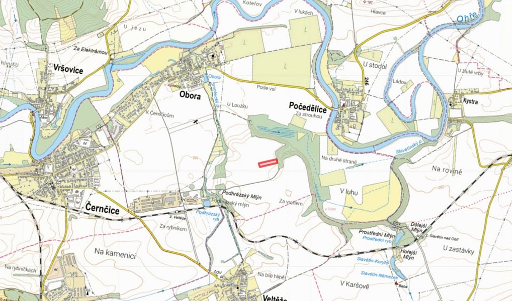 Prodej pole 8 556 m², Obora – náhled fotky 3