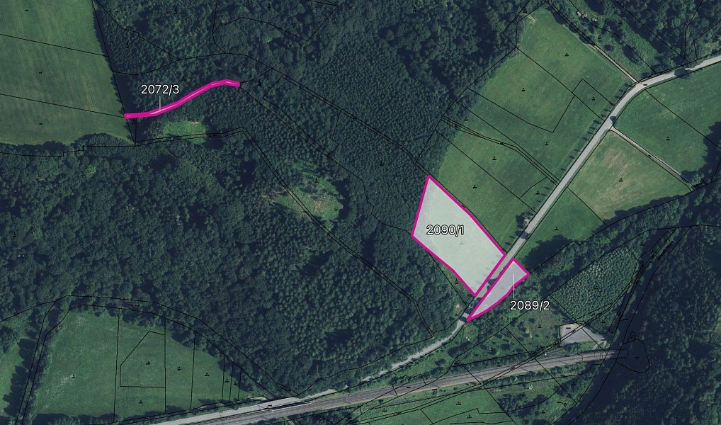 Prodej louky, 8036 m², Ústí nad Orlicí, Tatenice