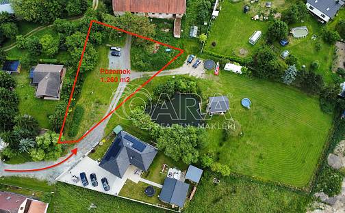 Prodej stavebního pozemku 1 260 m², Mokrouše, okres Plzeň-město
