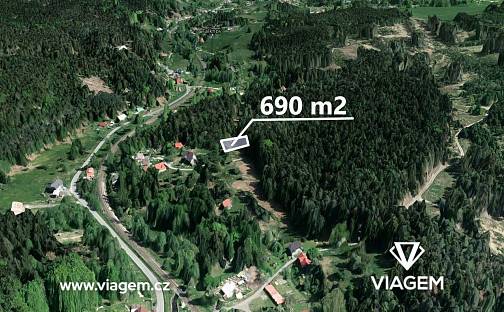 Prodej zahrady 690 m², Kytlice, okres Děčín