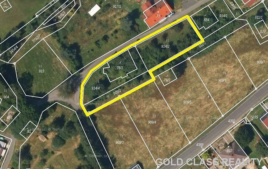 Prodej stavebního pozemku 1 569 m²