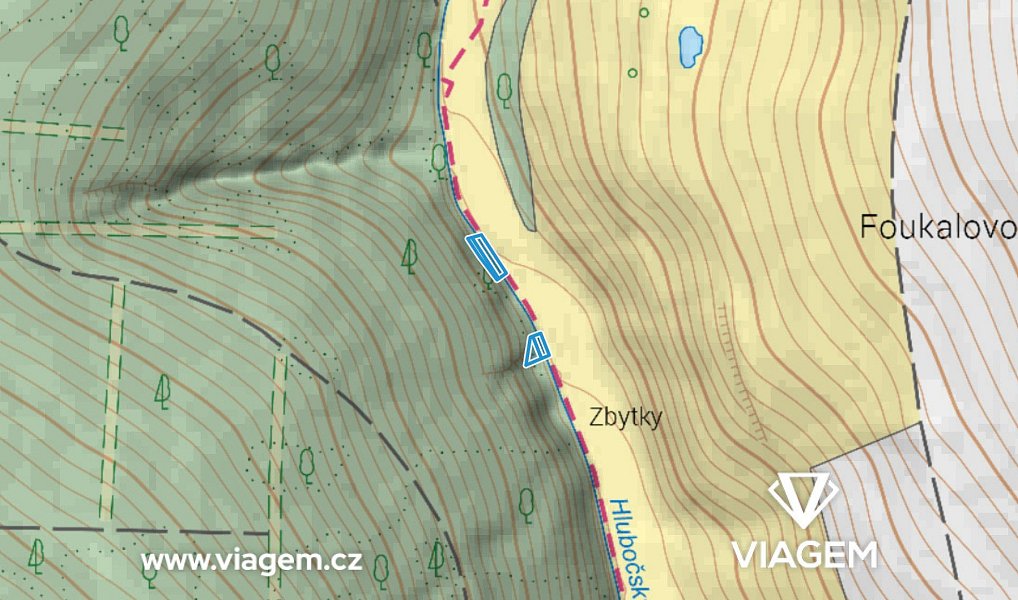 Prodej lesa 2 135 m², Lhota – náhled fotky 3