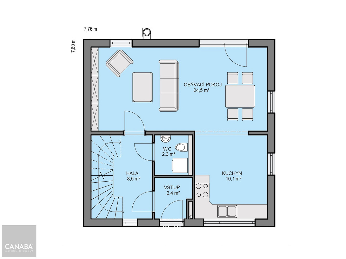 Prodej stavebního pozemku 823 m² — photo 3