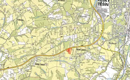 Prodej louky 19 365 m², Český Těšín - Dolní Žukov, okres Karviná