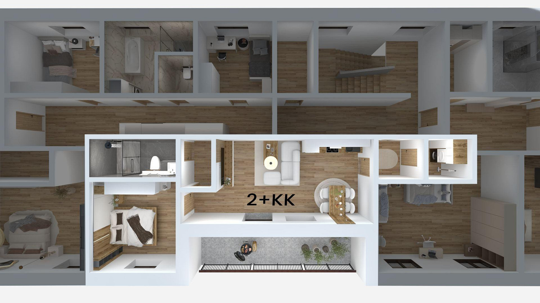 Prodej bytu 2+kk 54 m² – fotografie 2