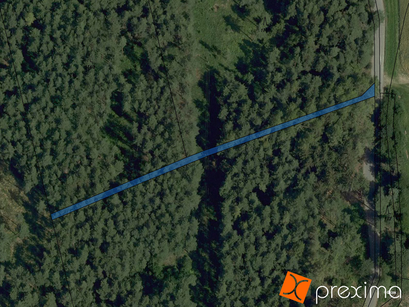 Prodej lesa 40 m²