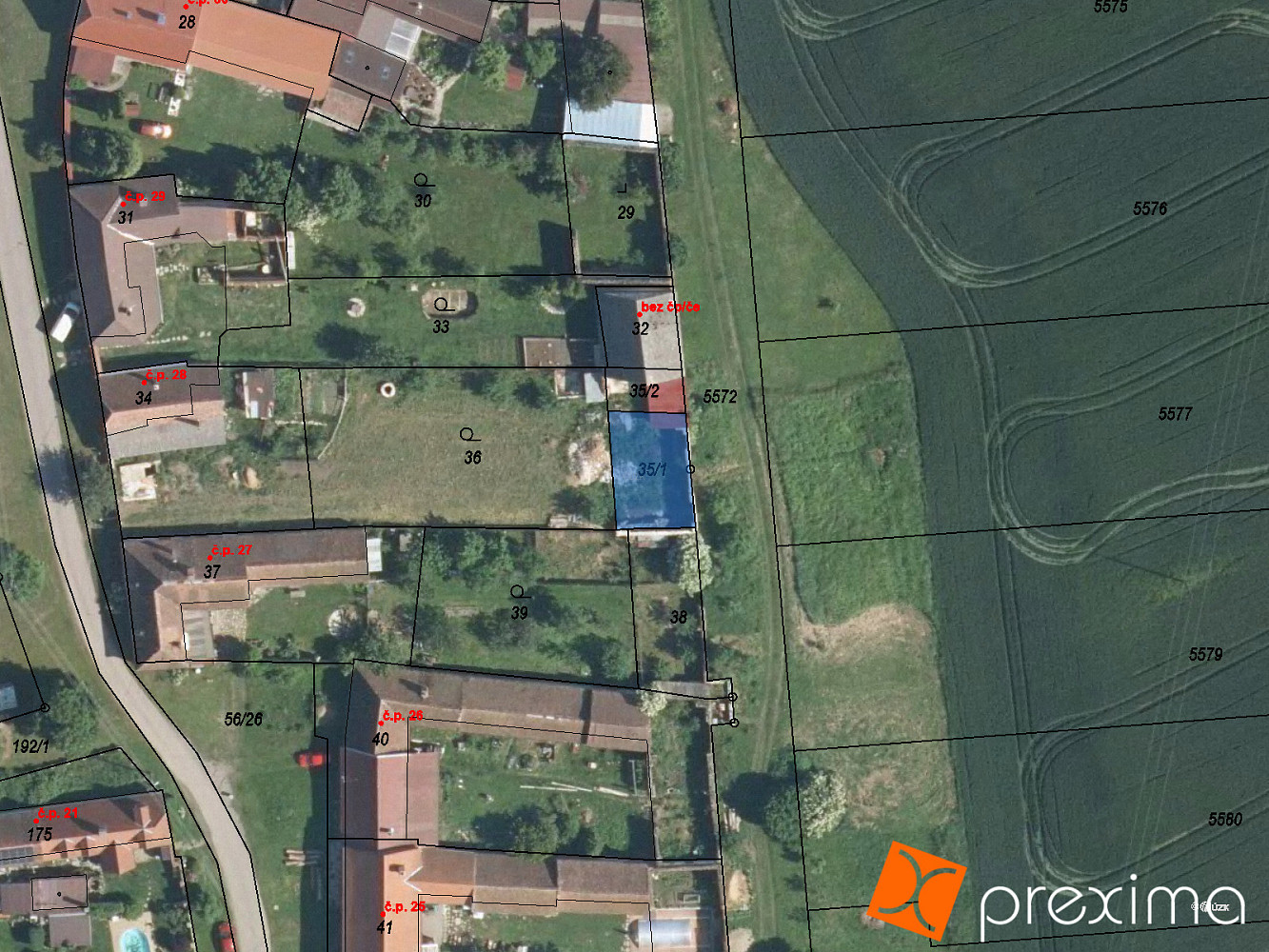 Prodej stavebního pozemku 86 m²