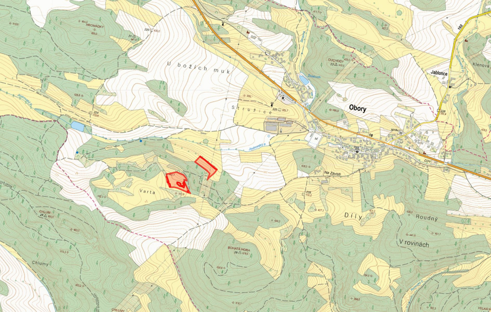 Prodej pole 10 572 m² — photo 2