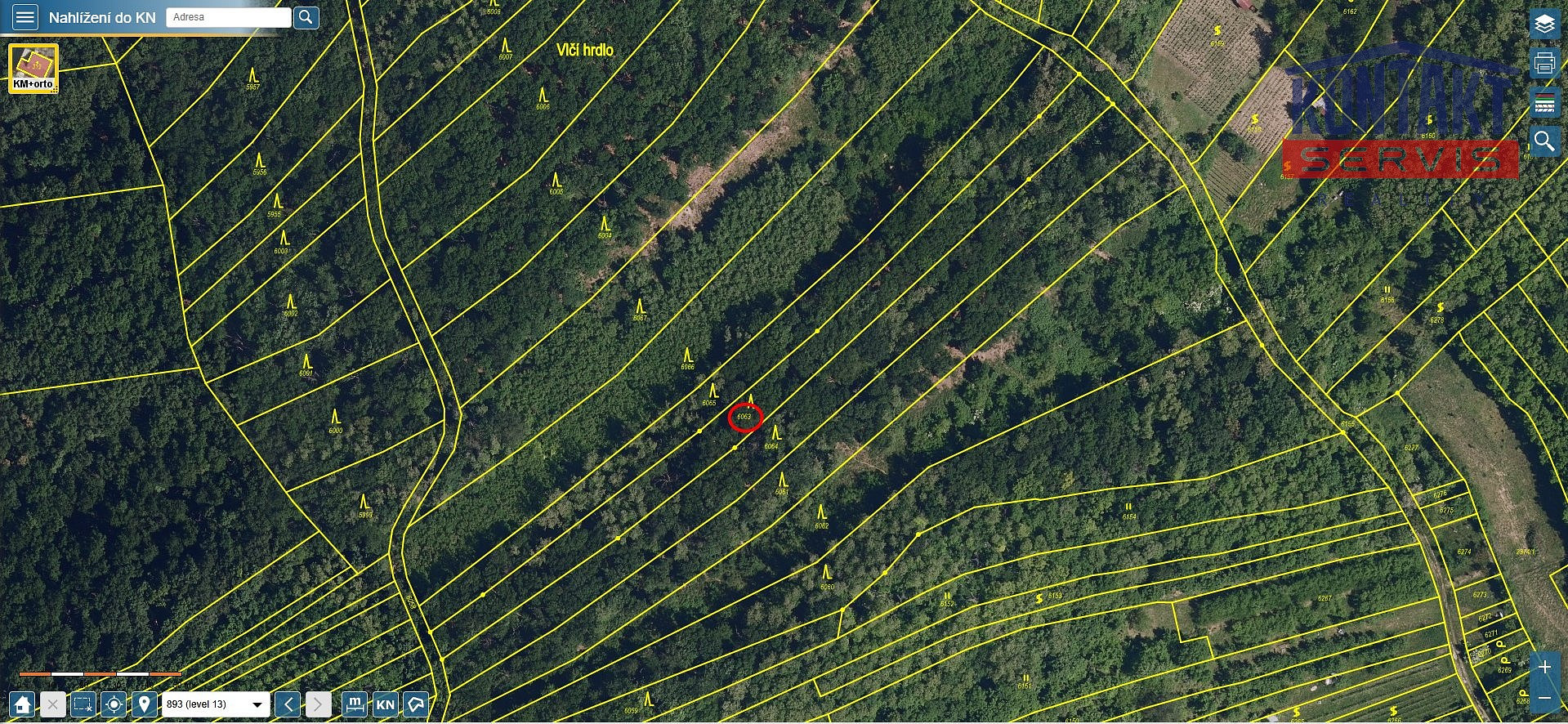 Prodej lesa 2 800 m² — photo 2