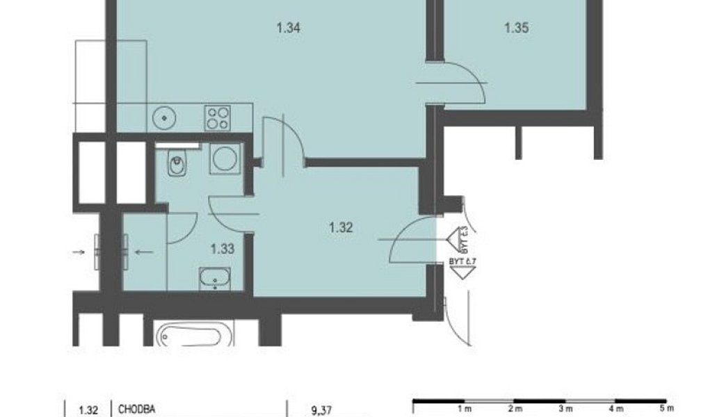Prodej bytu 2+kk 55 m², Staré Město – náhled fotky 6