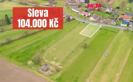 Prodej stavebního pozemku 1 040 m², Horní Kozolupy, okres Tachov
